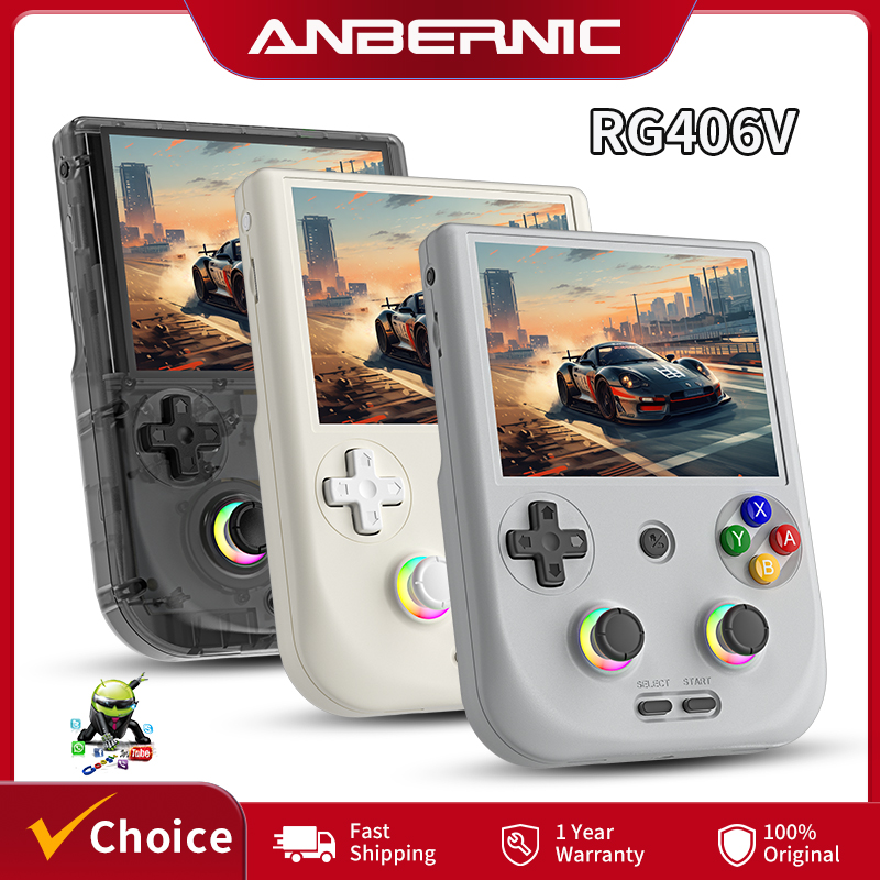 Gaming Console Car - Konsola przenośna Anbernic RG406V, 4-calowy ekran