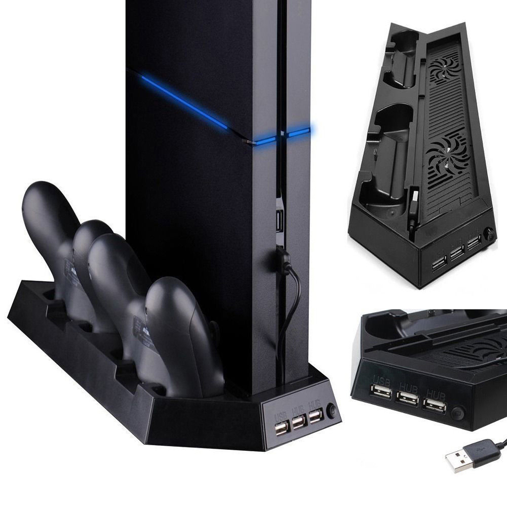 Gaming Console Tv Stand - Stojak z wentylatorem pionowym i stacją