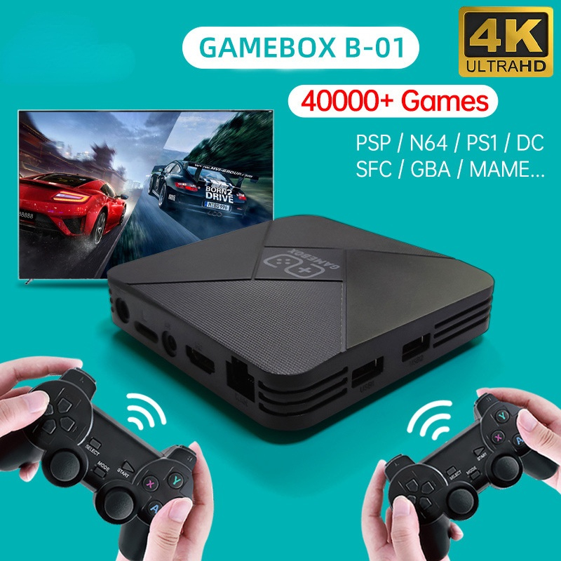 Gaming Console G5 - GameBox Game Box Black 128GB Przewodowa