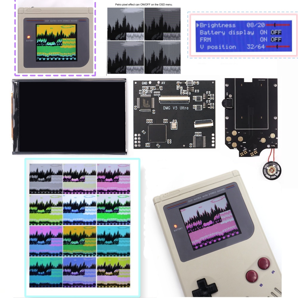 Gaming Console Gp Pro - Ekran IPS LCD z 36 trybami