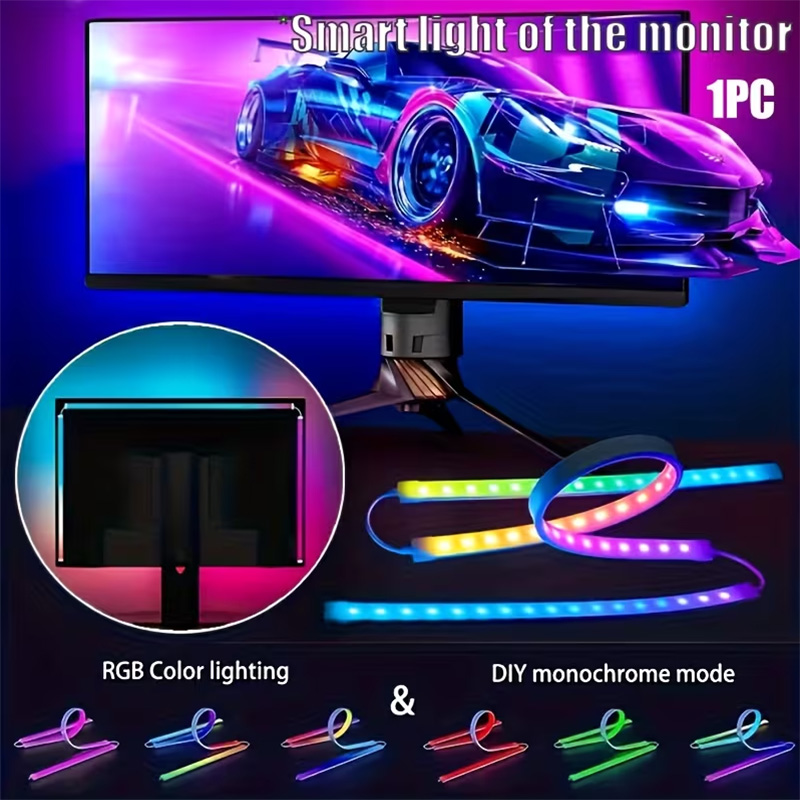 Led Gaming Light Strip - Taśma LED RGB do gier, podświetlenie
