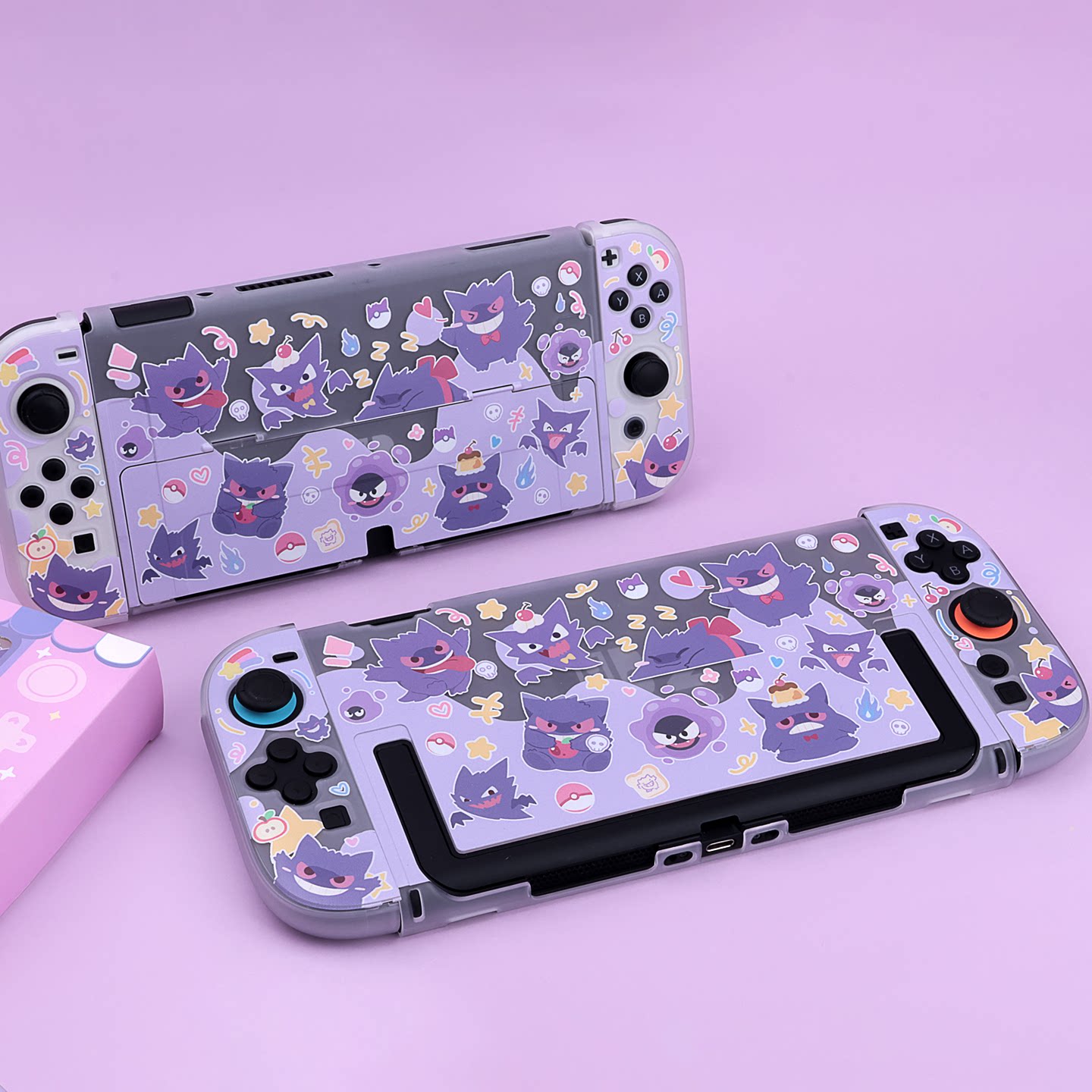 Nintendo Console Switch 2 - Półprzezroczyste, twarde etui ochronne Pok E