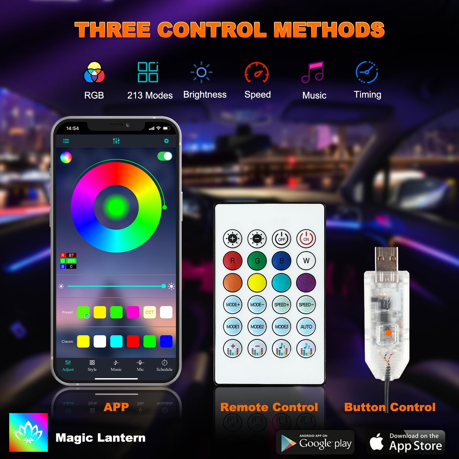 2 w1 dynamiczne neonowe oświet – Led Gaming Light Strip recenzja i cena