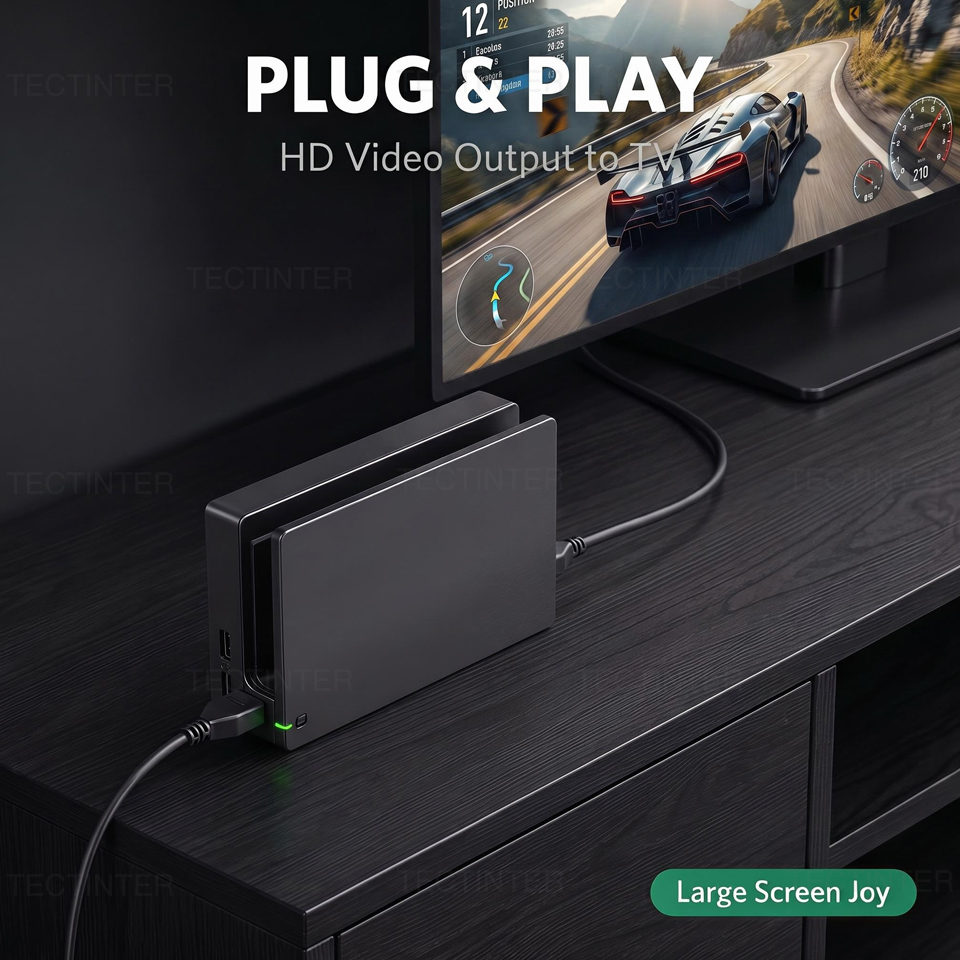 Stacja dokująca 2 w 1 do ładow – Gaming Console Tv Stand recenzja i cena