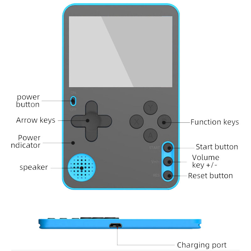K10 cienka przenośna konsola d – Gaming Console G5 recenzja i cena