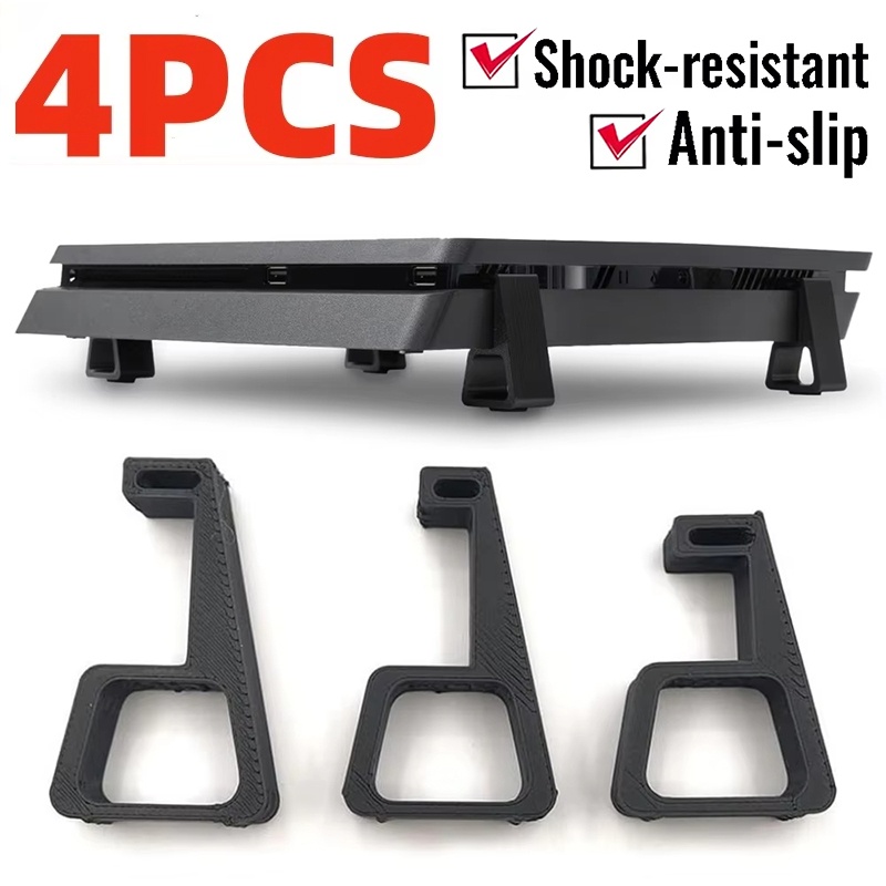 4 szt. Poziome podstawki chłod – Gaming Console Tv Stand recenzja i cena