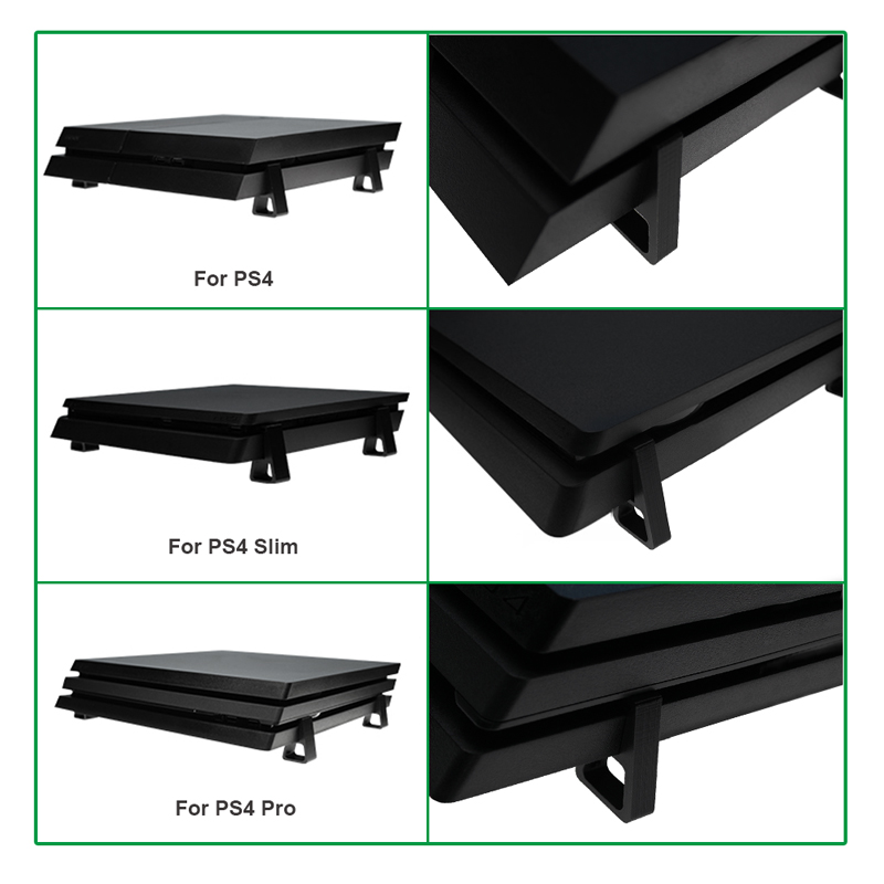 4 szt. Poziome podstawki chłod – Gaming Console Tv Stand recenzja i cena