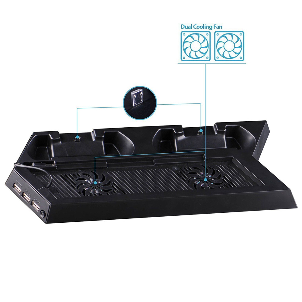 Stojak z wentylatorem pionowym – Gaming Console Tv Stand recenzja i cena
