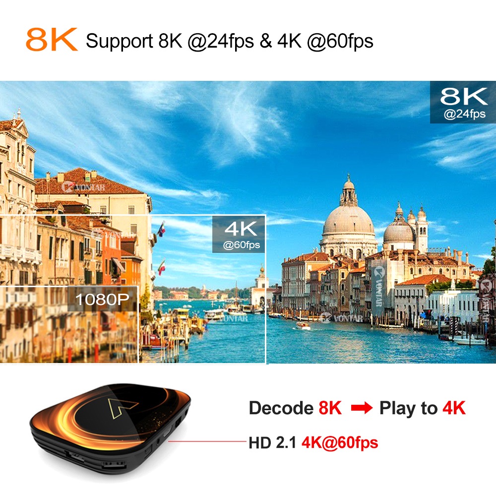 VONTAR X3 4GB 32GB 8K TV BOX A – Gaming Console Tv Stand recenzja i cena