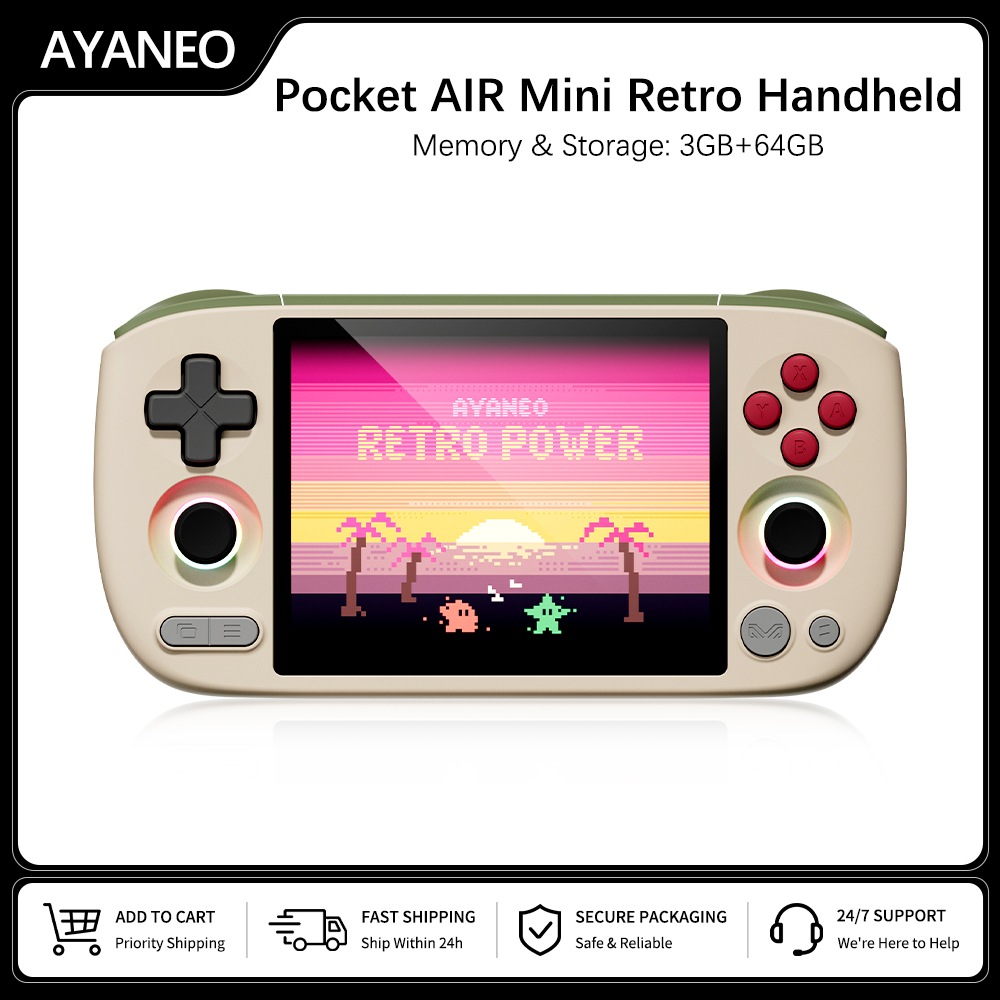 AYANEO Pocket AIR Mini Retro K – Gaming Console Car recenzja i cena