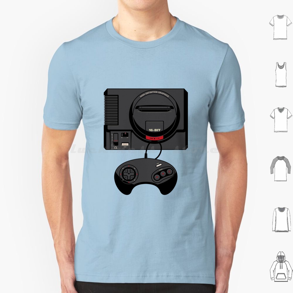 Koszulka Retro Czarna 16-Bitow – Gaming Console Genesis recenzja i cena