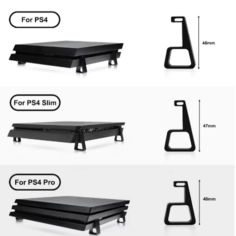 1Zestaw dla PS4 Slim Pro Feet  – Gaming Console Tv Stand recenzja i cena