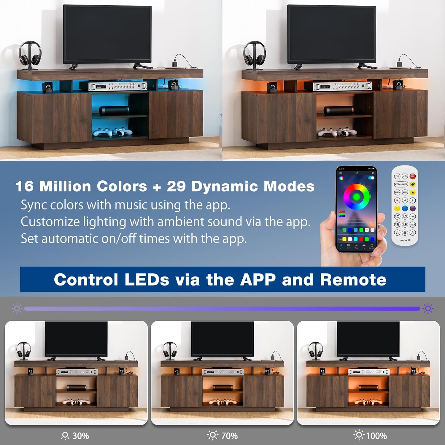Szafka pod telewizor LED z gni – Gaming Console Tv Stand recenzja i cena