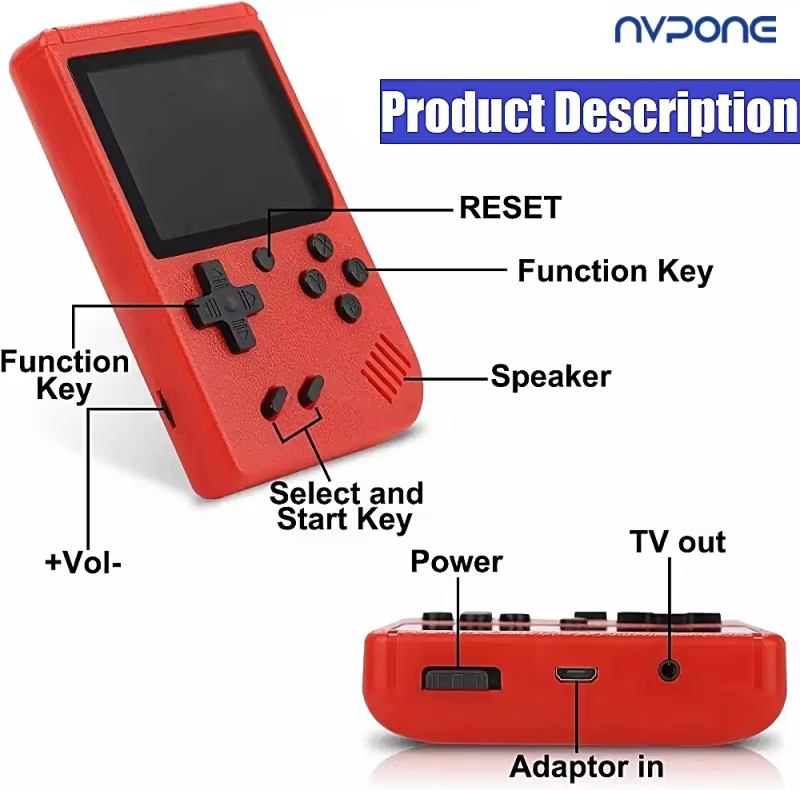 NOWA przenośna mini konsola do – Gaming Console G5 recenzja i cena