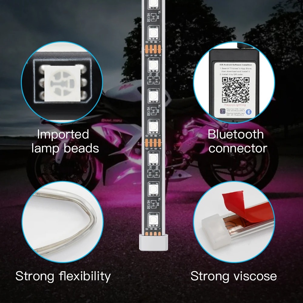 Motocyklowe oświetlenie dekora – Led Gaming Light Strip recenzja i cena