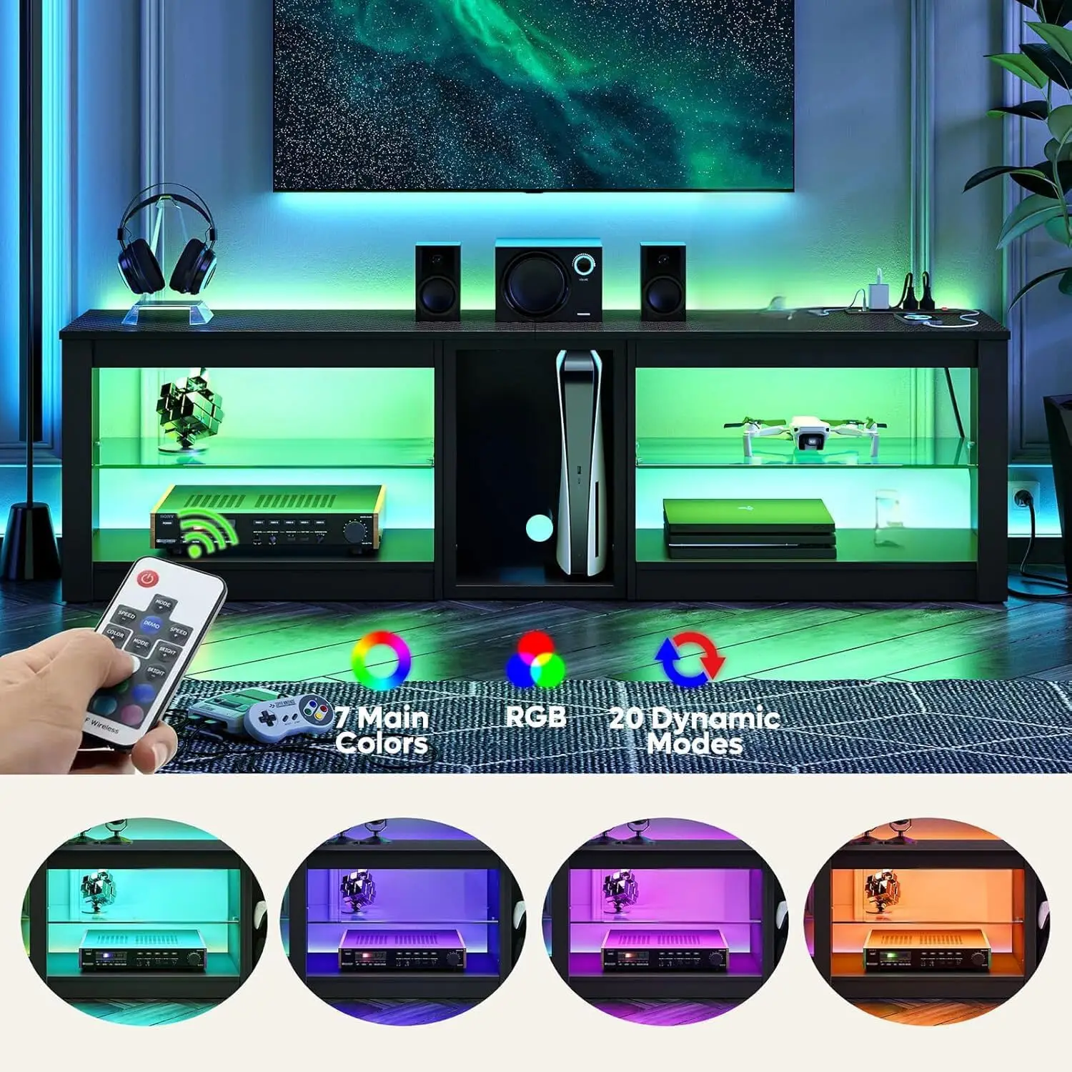 Centrum rozrywki dla PS5, stoj – Gaming Console Tv Stand recenzja i cena
