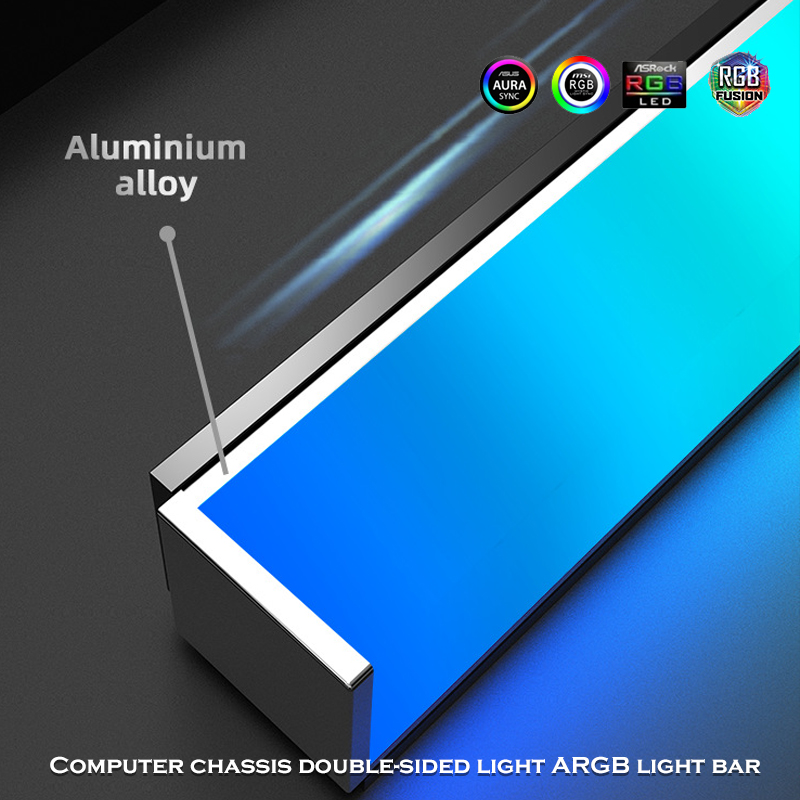 Aluminiowa listwa LED z podwój – Led Gaming Light Strip recenzja i cena