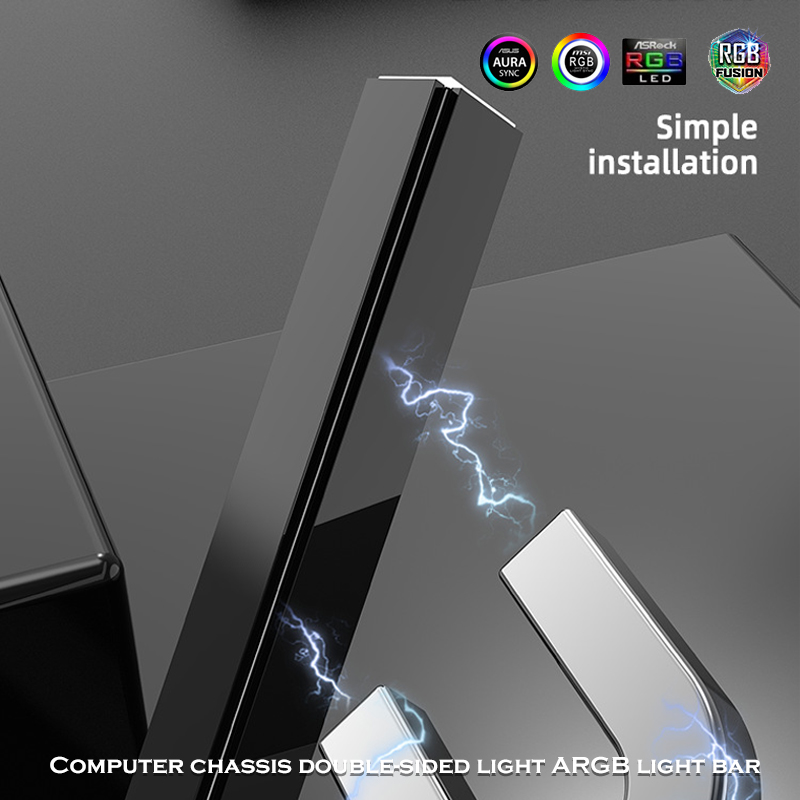 Aluminiowa listwa LED z podwój – Led Gaming Light Strip recenzja i cena
