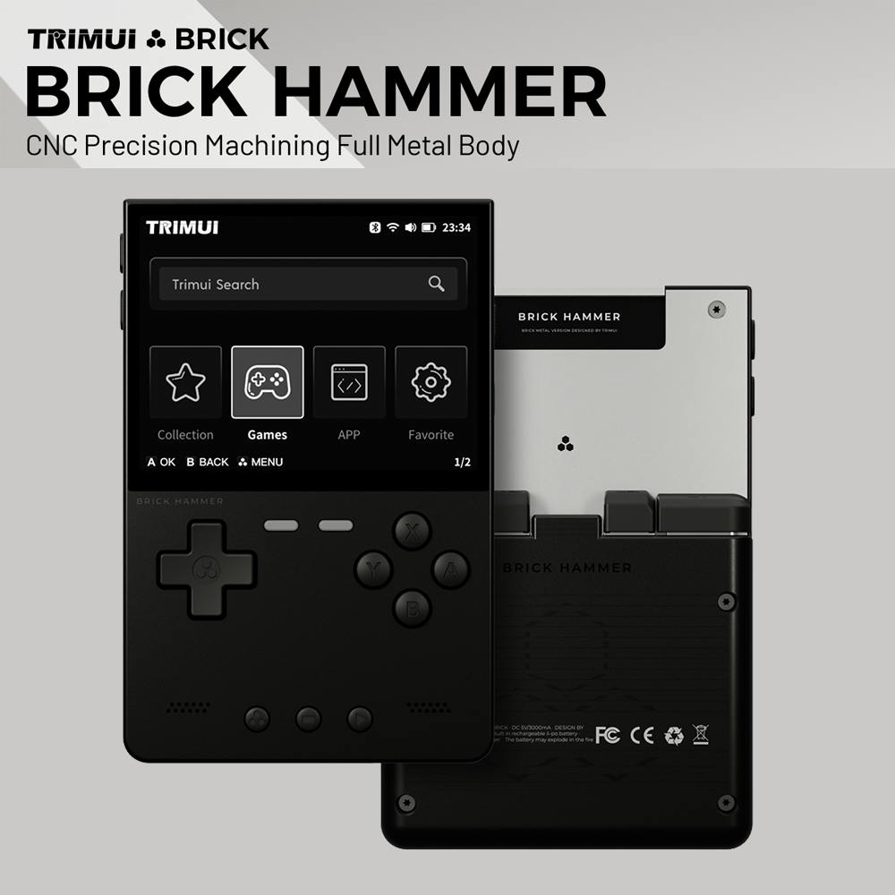 Metalowa obudowa Trimui Brick  – Gaming Console Car recenzja i cena
